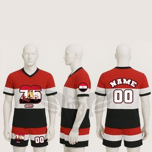Ensemble de maillots de football pour hommes, impression personnalisée, uniforme de football, kit sportif - Product Image 2