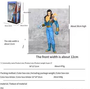 Figuras de Acción de Dragón <span class=keywords><strong>Ball</strong></span> Z, Juguetes de PVC, Regalo de Navidad, NUEVO, Gran Venta, 30 cm, <span class=keywords><strong>GT</strong></span> <span class=keywords><strong>Super</strong></span> Android 17, Modelo de Estatua, Figura de Acción de Anime - Product Image 2