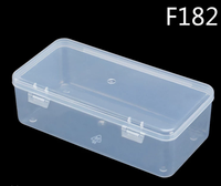 Boîte de rangement et d'affichage multi-usages, conteneur en plastique PP sur mesure en gros avec couvercle à clipser