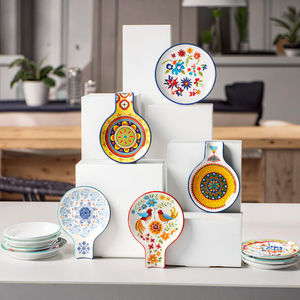 Vente en gros de repose-cuillères en céramique Passe au lave-vaisselle et écologique pour la cuisine à domicile - Product Image 1