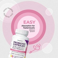 Capsules de Probiotiques en Gros Marque Blanche 50 Milliards d'UFC Soutien Immunitaire Santé Digestive Prébiotique Complément Alimentaire OEM
