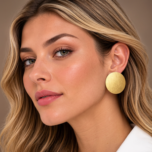 SOUMYA CREATIONS Boucles d'oreilles pendantes en laiton plaqué or faites à la main, accessoires de fête classiques pour femmes, modèle 205 - Product Image 2