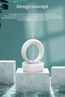 Diffuseur d'arômes anti-gravité à logo OEM, modèle privé, humidificateur ultrasonique USB pour hôtel, camping-car et usage domestique, contrôlé par application, faible bruit