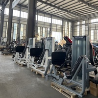 Machine de musculation professionnelle à charges guidées pour la musculation des jambes, idéale pour les salles de sport