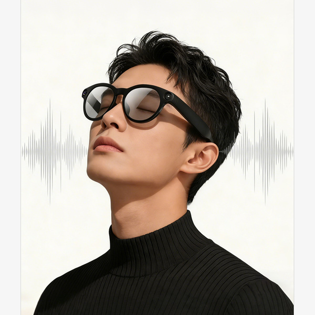 2026 NEW Smart Glasses AI Translation Sunglasses Built-in Microphone Speakers Touch Voice Assistant Glasses for Men Women