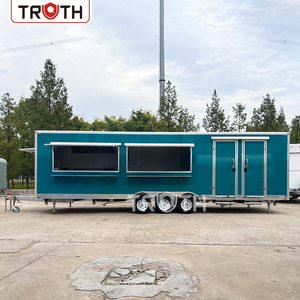 Vérité friteuses taille personnalisée pour camions de nourriture chariot de nourriture mobile remorque de camion de nourriture cuisine mobile avec salle de bain camion van restaurant - Product Image 4