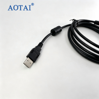 Boîtier OBD2 noir vers boîtier JST ZHR-4P avec anneau magnétique et câble connecteur USB-A mâle