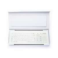 Clavier tactile médical en verre étanche IP67 avec souris intégrée, certifié CE/FCC