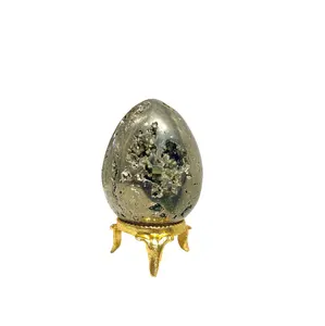 High on Demand Pyrite Cluster Egg Yoni Egg Jade Crystal Yoni Egg for Kegel Exercise from Indian Manufacturer