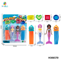 Offre Spéciale Keyfun Jouets En Plastique Sirène Poupée Piscine Plongée Été Eau Enfants Natation Jouet Plongée Animaux Enfants