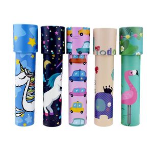 Caleidoscopio colorato giocattolo classico giochi educativi per feste regali classici caleidoscopi che girano giocattoli di colore magico - Product Image 1