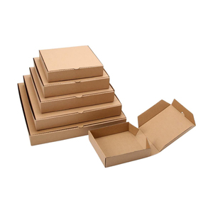 Food Grade Flute Corrugated Custom Printed Size Caja Para Pizza Design Cardboard <strong>Black</strong> <strong>Slice</strong> Carton Price Corrugated Pizza Box - Product Image 3