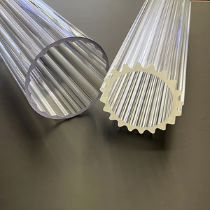 Tubo <span class=keywords><strong>in</strong></span> <span class=keywords><strong>Plexiglass</strong></span> Trasparente dal Design Moderno, <span class=keywords><strong>Copertura</strong></span> per Lampada LED <span class=keywords><strong>in</strong></span> Acrilico Trasparente, Tubi <span class=keywords><strong>in</strong></span> Materiale Plastico - Product Image 2