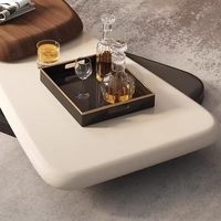 Nouvelle Table Basse Convertible Moderne en Bois de Luxe 2026 pour Salon LI JIE LJC018 (Vente en Gros)