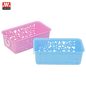 Wholesale Factory Home Hotel Rectangle Multi Function Storage Mini Desk <strong>Table</strong> Containing Plastic Storage <strong>Basket</strong> - Product Image 2