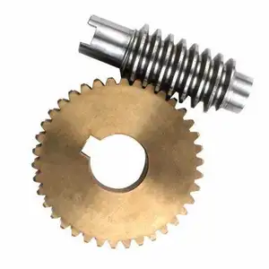 Factory Custom High Precision Brass Worm Gear Steel Worm Gear Plastic Worm Gear For Drive