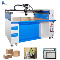 Machine de collage électrique 3 axes pour boîtes de hamburgers, cartons ondulés, petites boîtes, sacs en papier et cuir