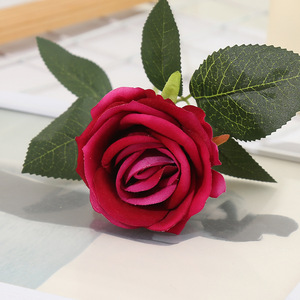 Rose artificielle en soie simulée en gros pour vitrine de centre commercial, arrangement extérieur en cascade de roses - Product Image 6