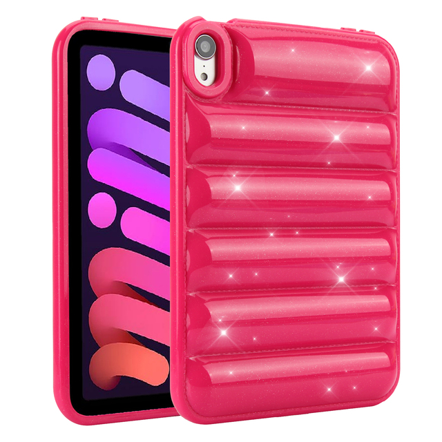 Rugged Tablet Case for iPad 10th Gen 10.9 A16 11th 12th 2026 Mini 6 7 7 8 9 10.2in M2 M3 M4 M5 A9 A9+ Soft Glitter Back Case
