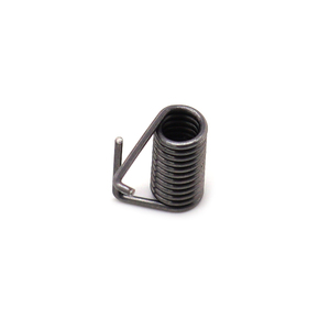 Molla <span class=keywords><strong>a</strong></span> torsione <span class=keywords><strong>a</strong></span> doppia gamba personalizzata in acciaio arrotolato con trattamento termico e ossido nero, molla rotante di coppia per interruttore <span class=keywords><strong>a</strong></span> scatto - Product Image 2