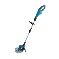 Tondeuse à gazon électrique sans fil 21V, autotractée, avec poignée pliable, tige télescopique réglable, tête pivotante à 90°, batterie incluse, DIY