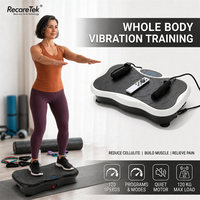 Crazy Fit Titreşimli Masaj Aleti Titreşim Plakası Egzersiz Kilo Verme Ev Tipi Süper Vücut Vibra Mini Fitness Platformu Sağlık Seti