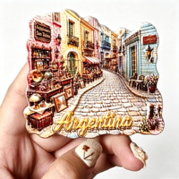 Amerique du Sud Argentine Tango Aimants de réfrigérateur en résine 3D Souvenir touristique Artisanat Cadeau Décoration