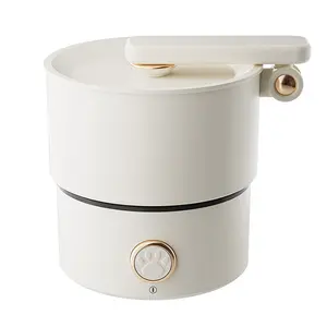 Kleine Hot Pot Mini tragbare japanische elektrische Pfanne Kunststoff OEM Edelstahl Runde Gua Nudeln Nudel Kochen elektrischen Topf