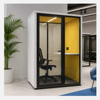 Cabine téléphonique acoustique Flexspace Office, nouvelle cabine de bureau portable insonorisée, cabine de travail intérieure pour l'intimité