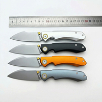 Couteau pliant BoChen avec manche en aluminium, lame 440c, couteau de poche, couteau de camping, couteau de chasse, couteau d'extérieur, outil EDC léger