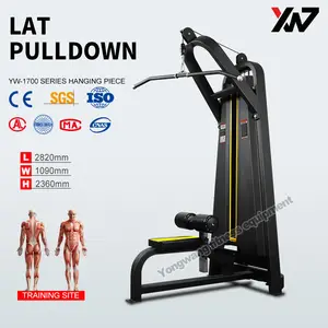 Penjualan paling laris peralatan kebugaran komersial klub mesin gym Marlo Lat Pulldown peralatan dada dan punggung latihan