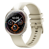 Reloj Inteligente AMOLED Ultrafino para Hombre con Pantalla de Vidrio 3D, Resistente al Agua IP68, Monitor de Actividad Física, Reloj Inteligente BT con Diseño Esférico Dual