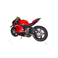 Modelo de Motocicleta Ducati de Aleación a Escala 1:7, Impreso en 3D, Personalizable, con Simulación de Encendido por Pulverización, Adorno para Niños