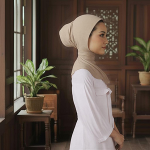 Kilang OEM Casual <b>Women's</b> Autumn Breathable Cotton Viscose Inner Ninja <b>Sweater</b> Private Label Production Anti-Pekek Sejuk Tak - Product Image 2