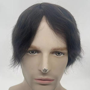 Sistem Penggantian Rambut Pria 9X7 dengan Garis Rambut Alami 100% Virgin, Laris Manis - Product Image 4