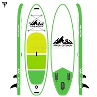 Planche à pagaie gonflable JTRDA (SUP) 10'6x32"x6" PVC/Drop Stitch tout usage pour les lacs et les rivières, capacité de 135 kg, garantie de 3 ans