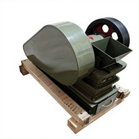 Trituradora de Mandíbulas Portátil Pequeña con Motor Eléctrico y Doble Volante de Inercia para Preparación de Muestras en Laboratorio, para Minería de Carbón
