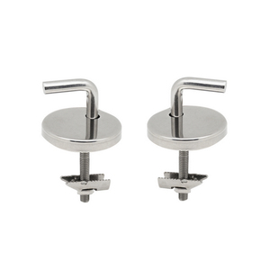 Kit de bisagras para asiento de inodoro 181 R900, 18 cm de largo, 12 cm de ancho, herrajes de repuesto para asiento de inodoro - Product Image 1