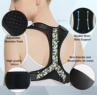 Offre Spéciale de correcteur de posture élastique réglable ceinture de correcteur de posture de soutien dorsal