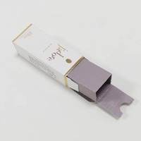 Boîte d'emballage en papier de luxe en carton blanc personnalisé avec insert coloré pour bouteille de parfum en verre