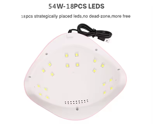 Mini Lampe à <span class=keywords><strong>Ongles</strong></span> Portable 54W USB 18 LEDs SUN X3 UV LED <span class=keywords><strong>pour</strong></span> Manucure Séchage Pédicure Durcissement Gel Polish Sèche-<span class=keywords><strong>Ongles</strong></span> Usage Domestique Salon - Product Image 3