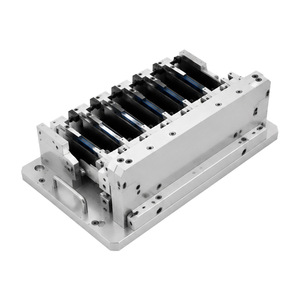Aluminio mecanizado CNC de precisión para ensamblaje de plantillas de fijación multiestación, base de herramientas de sujeción deslizante personalizada y automatización - Product Image 1