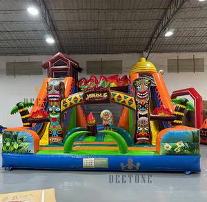 Thương mại Tùy chỉnh thiết bị <span class=keywords><strong>Inflatable</strong></span> lâu đài <span class=keywords><strong>Inflatable</strong></span> nhảy trượt kết hợp với các chướng ngại vật - Product Image 2