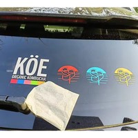 Amovible résistant aux UV véhicule pare-chocs PVC vinyle lettre transfert voiture carrosserie fenêtre autocollant décalcomanies