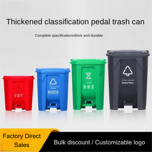 <span class=keywords><strong>Cubo</strong></span> de <span class=keywords><strong>Basura</strong></span> de Clasificación de Plástico <span class=keywords><strong>con</strong></span> <span class=keywords><strong>Pedal</strong></span>, Gran Capacidad de 30L 50 <span class=keywords><strong>Litros</strong></span> para Uso Doméstico, Cocina, Oficina - Product Image 2