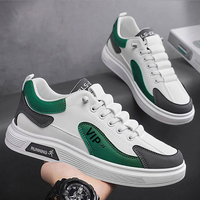 Chaussures décontractées pour hommes en PU rétro de luxe, vente en gros directe d'usine, respirantes, nouvelles baskets, design multicolore