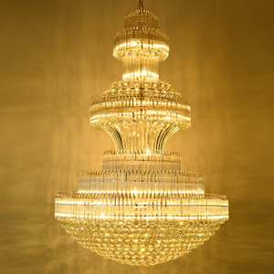 <span class=keywords><strong>Lampadario</strong></span> <span class=keywords><strong>a</strong></span> sospensione personalizzato per sala banchetti, grande lampada <span class=keywords><strong>a</strong></span> LED per scale, lampadari di lusso con sfere di cristallo dorato per illuminazione <span class=keywords><strong>a</strong></span> soffitto - Product Image 3