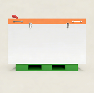 กล่องนิรภัยแบตเตอรี่แบบประกอบสำเร็จรูป รุ่น M พร้อมโครงสร้างในตัว สำหรับโครงการประกอบแบตเตอรี่พลังงานใหม่ LiFePO4 EV ขนาด 40 กิโลวัตต์ชั่วโมง - Product Image 1