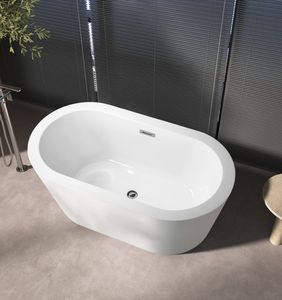 Baignoire de luxe pour adultes 3 jupes latérales Salle de douche en acrylique blanc Baignoire intérieure en <span class=keywords><strong>grand</strong></span> angle - Product Image 1