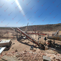 Stationäre Hartgestein-Granit-Kieselbrecheranlage 150-200t/h Sand- und Aggregatproduktionslinie 1 Jahr Garantie